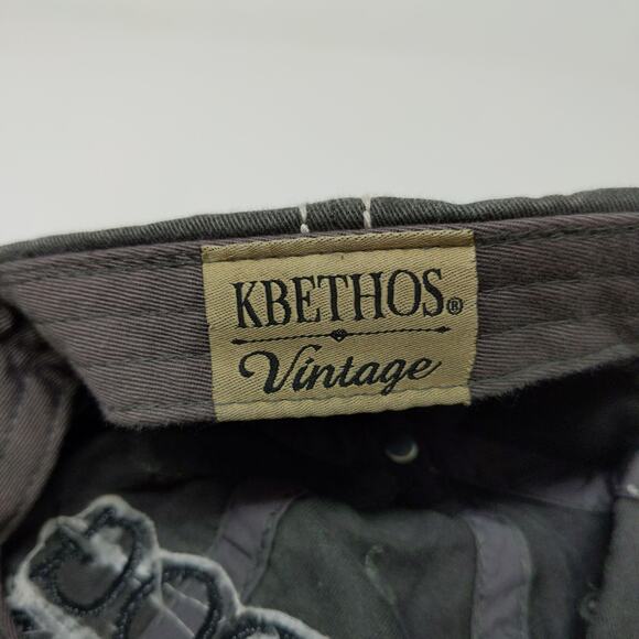 KBETHOS Dog Mom Strapback Hat Distressed Gray Embroidered Patch Logo - Picture 12 of 13